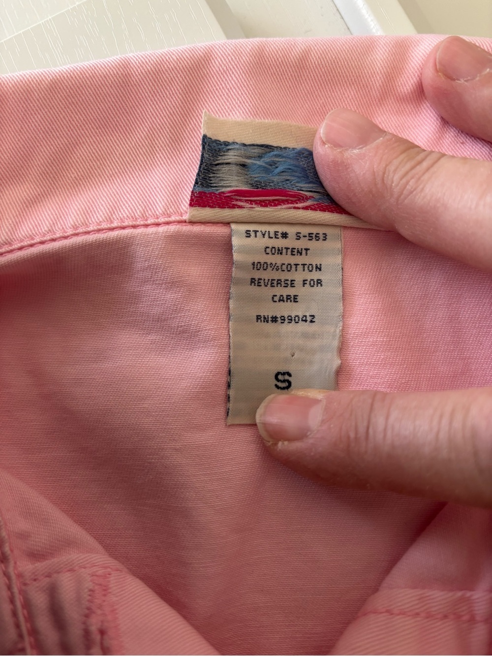 Pink Women's Button-Front Jacket - Picture 13 of 13